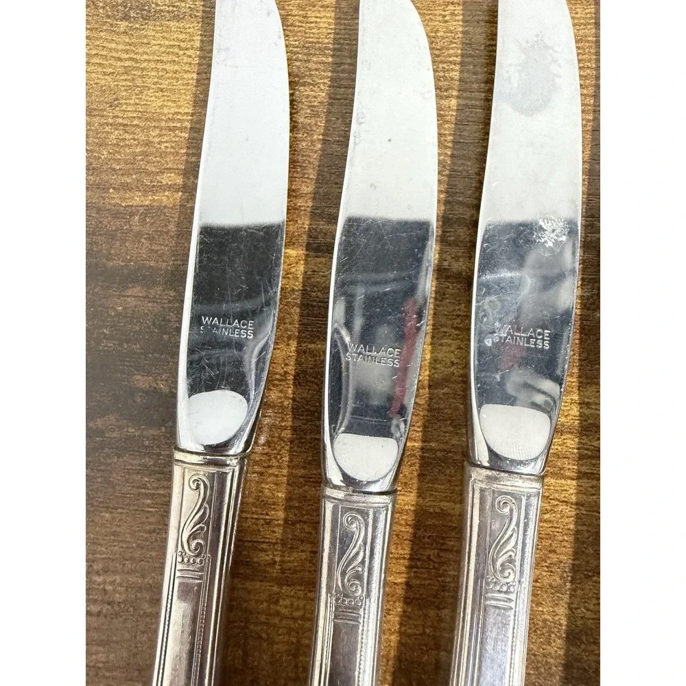 Vintage Wallace Harmony House Stainless Knives Lot 4 Knife 8